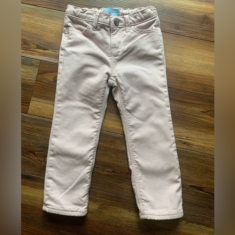 Baby Gap Gray Insulated Lined Pink Denim Jeans Size 3 Yrs